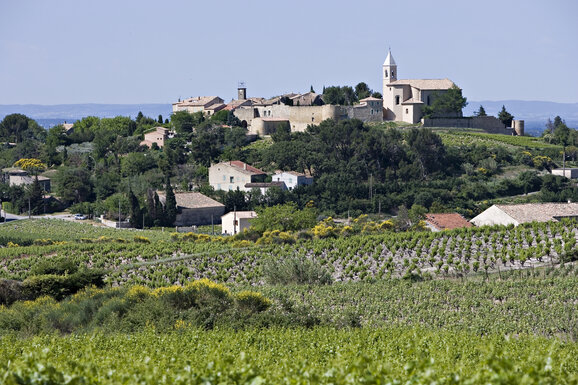 het Franse dorpje Cairanne in de zuidelijke Rhône